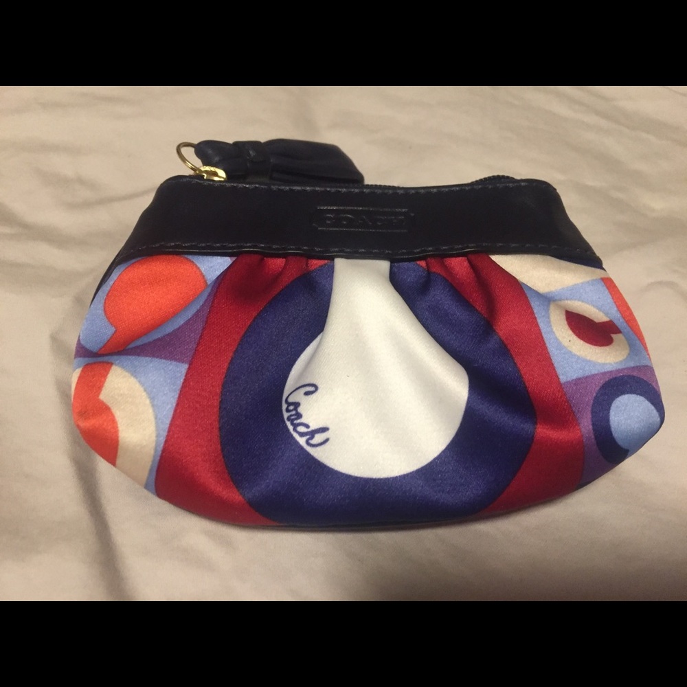 Mini Coach wristlet / coin purse